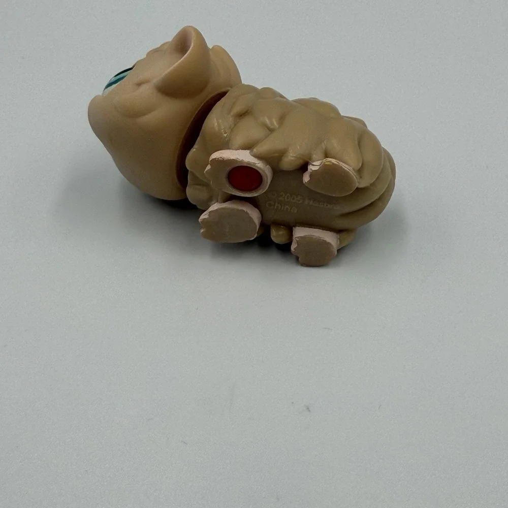 Littlest Pet Shop LPS Brown Tan Cream Long Hair Guinea‎ Pig Hamster #157